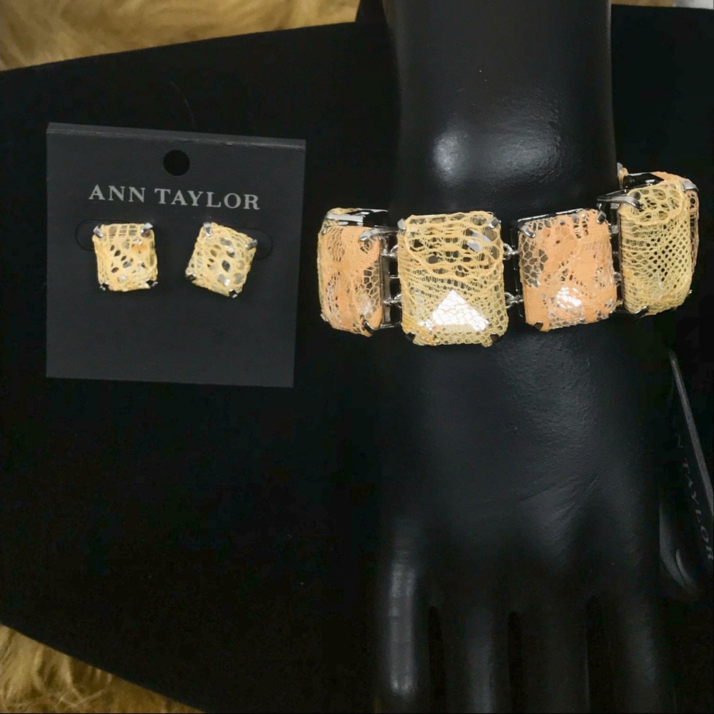 NWT Ann Taylor Bracelet & Earrings